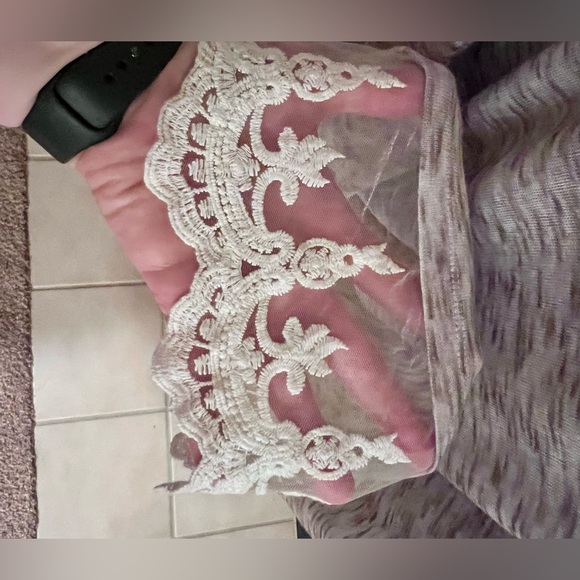 ALYX 3/4 Sleeve Lace Hem Tee Size XXL/1X - Picture 3 of 5